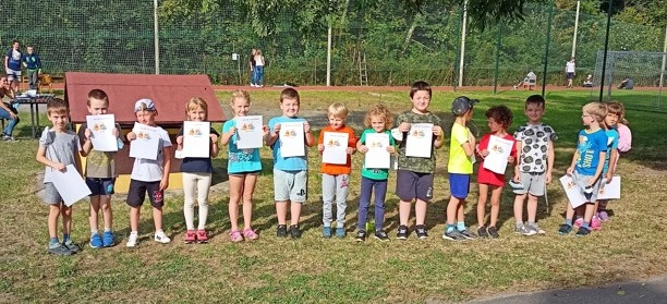 Sportovní dopoledne prvňáčků a deváťáků
