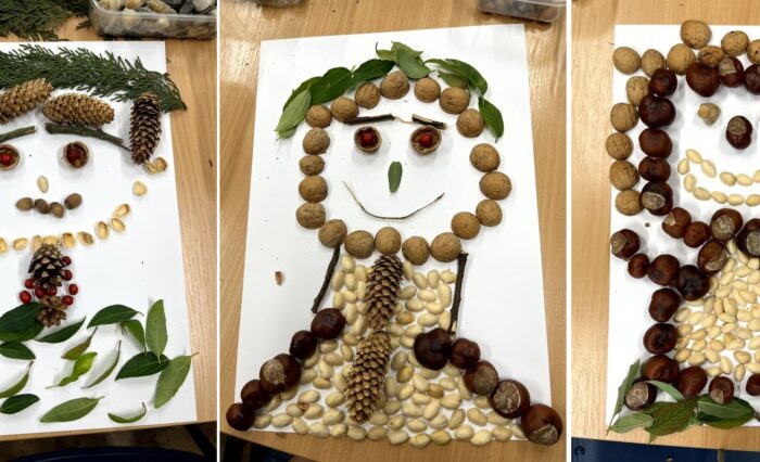 Práce s přírodním materiálem