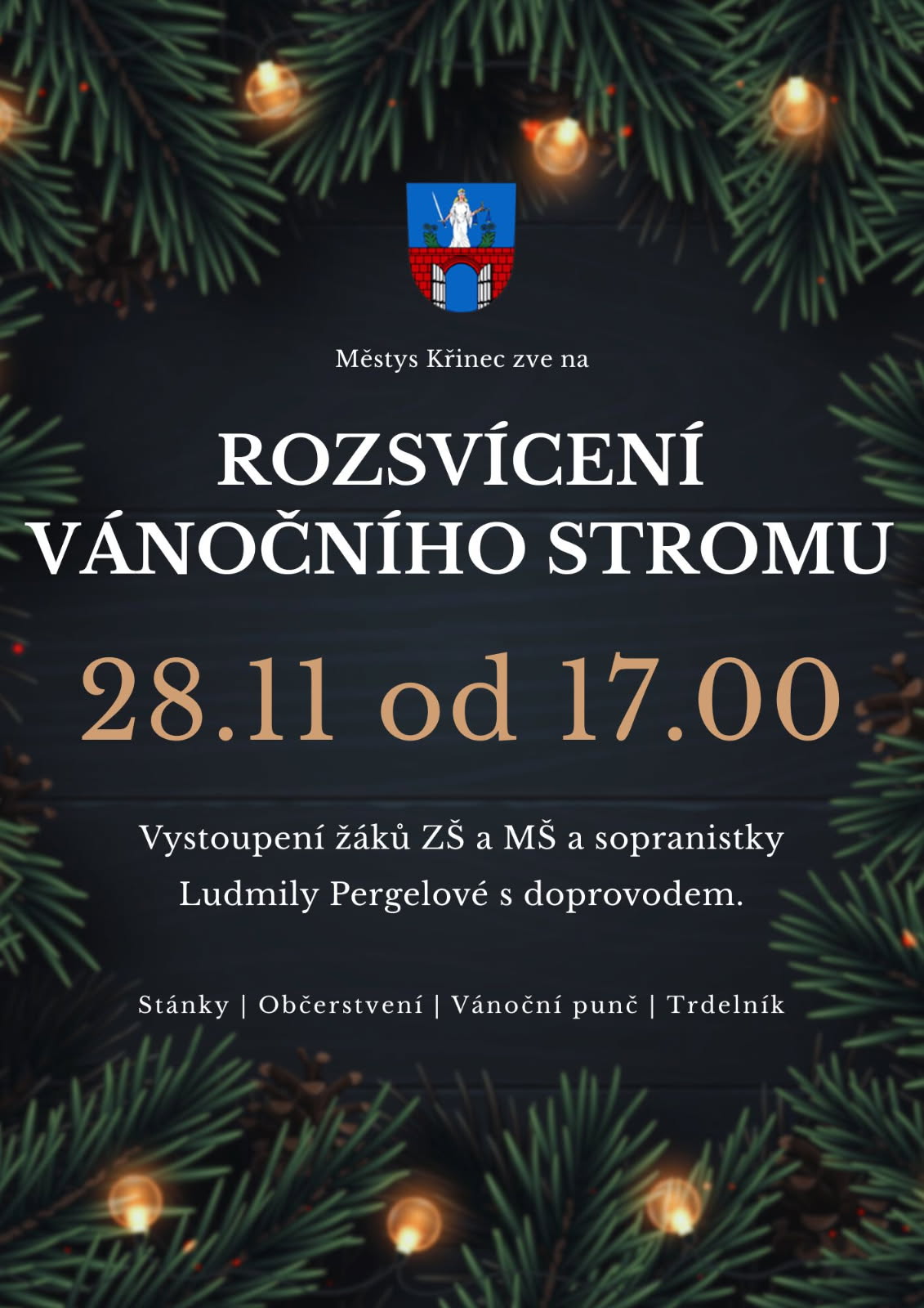 Rozsvícení vánočního stromečku